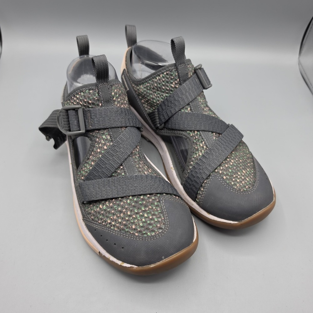 Chaco Odyssey Sandals Womens 8‎ Gray Outdoor Hiking Shoes Closed Toe Comfort